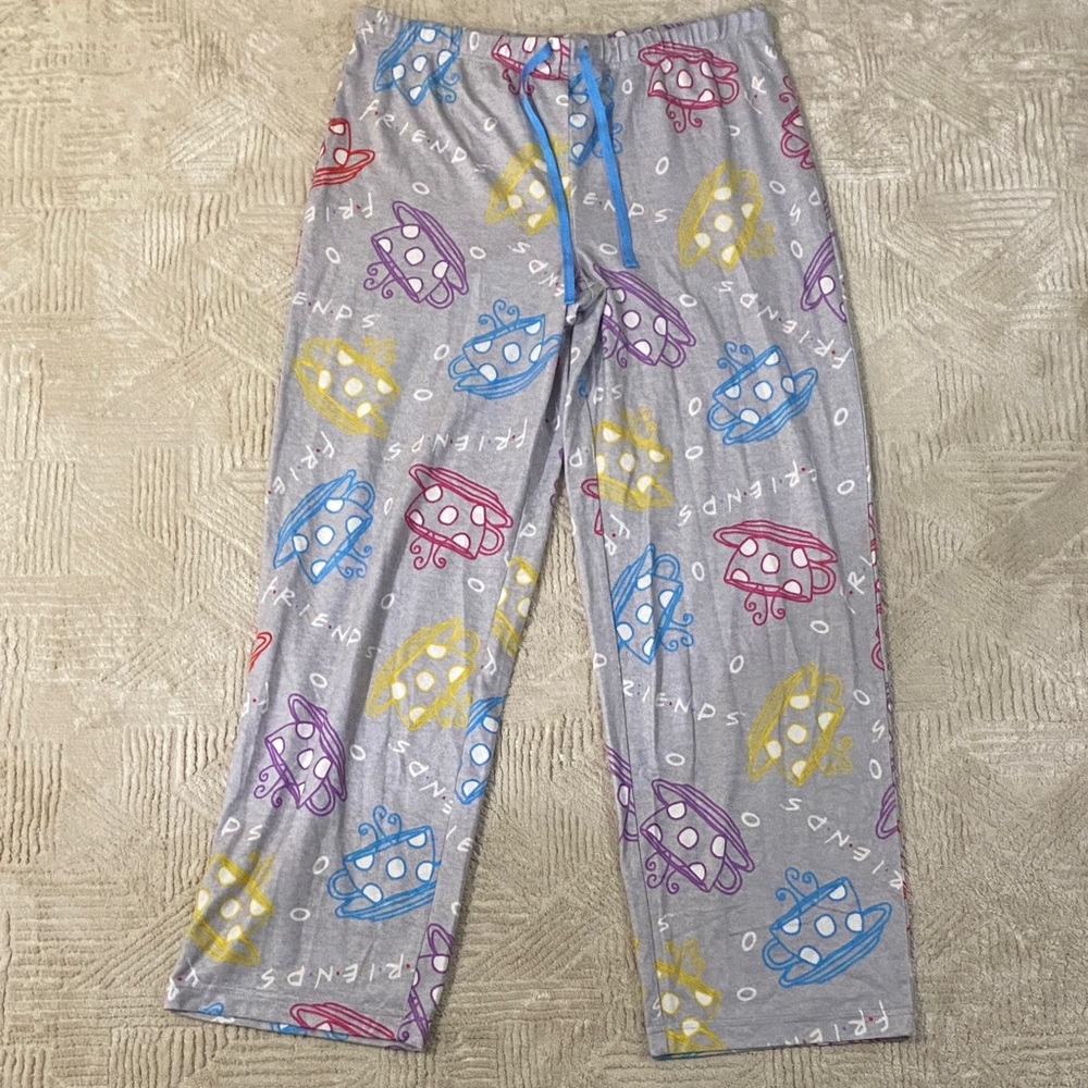 Friends Womens Grey Pajama Pants